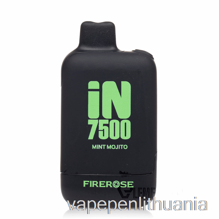 Firerose 7500 Vienkartinio Mėtų Mojito Vape Skysčio